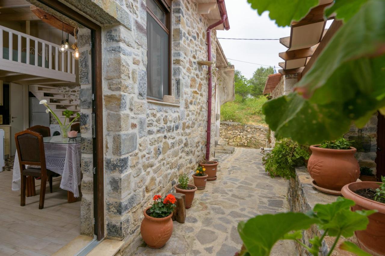 Villa Platipodi stone house Nikithianos Esterno foto