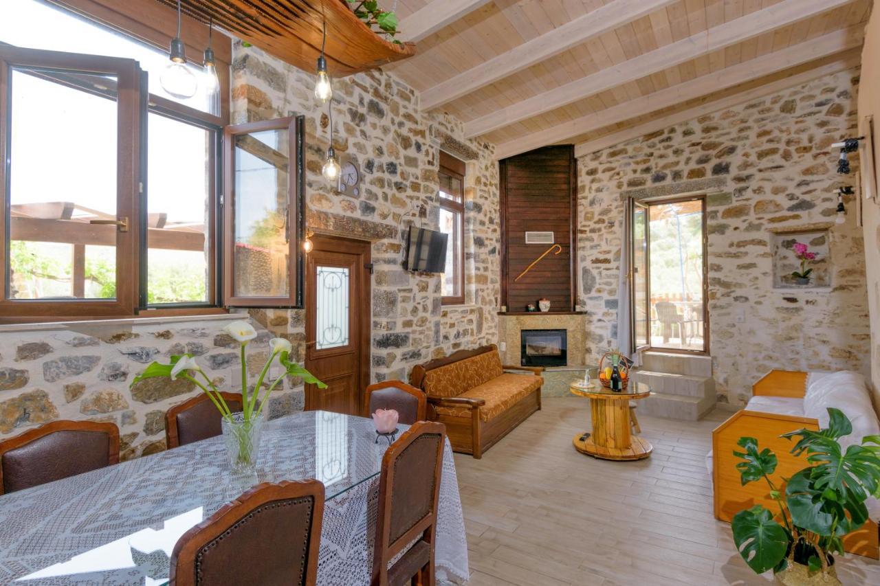 Villa Platipodi stone house Nikithianos Esterno foto